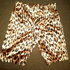 Zelos Cheetah Print Biker Shorts